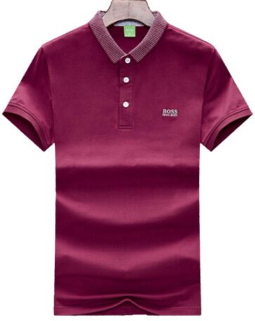 בוס-HUGO BOSS POLO TSHIRT MEN'S - Lipstick