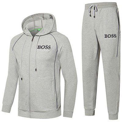 בוס-HUGO BOSS SUIT MEN'S - Gray