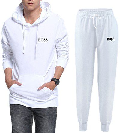 בוס-HUGO BOSS SUIT MEN'S - White