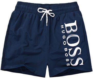 בוס-HUGO BOSS SWIM MEN'S-NAVY BLUE
