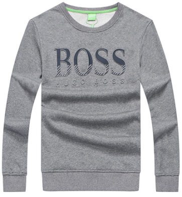 בוס-HUGO BOSS TSHIRT MEN'S LONG -GRAY