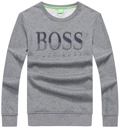 בוס-HUGO BOSS TSHIRT MEN'S LONG -GRAY