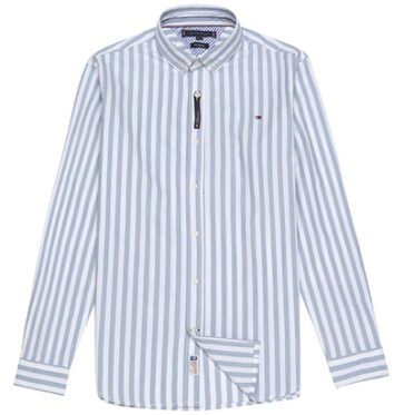 טומי הילפיגר-TOMMY BUTTON MEN'S- Spindle & White