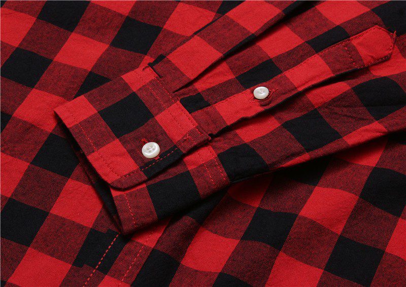 טומי הילפיגר-TOMMY BUTTON MEN'S- RED & BLACK – תמונה 4