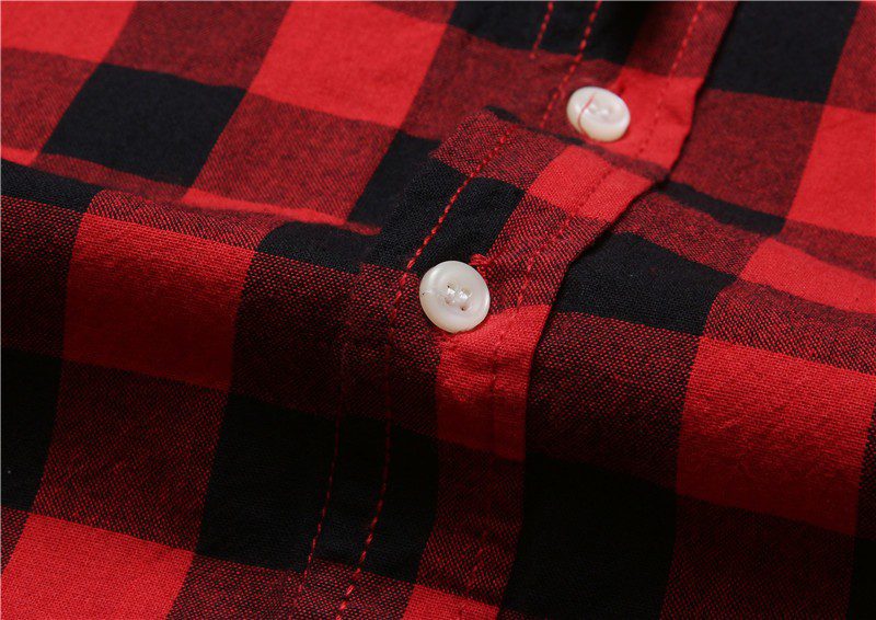 טומי הילפיגר-TOMMY BUTTON MEN'S- RED & BLACK – תמונה 7