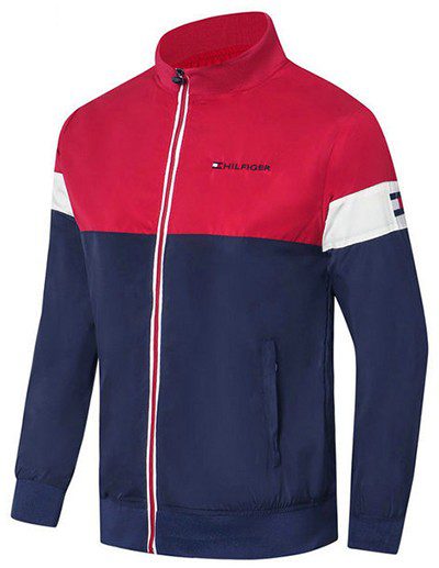 טומי הילפיגר-TOMMY JACKET - BLUE RED & WHITE