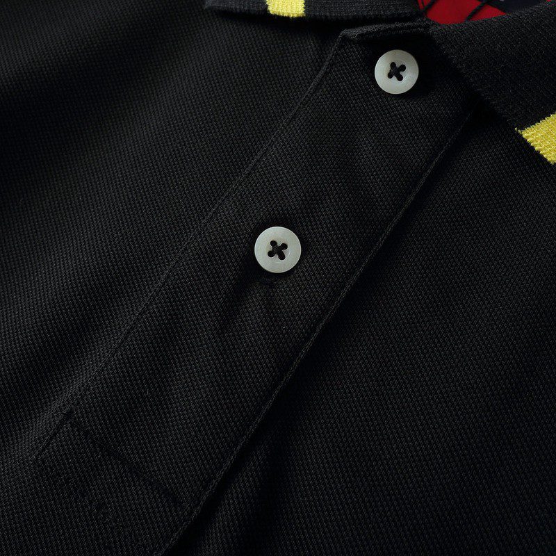 טומי הילפיגר-TOMMY POLO MEN'S TSHIRT - BLACK – תמונה 7