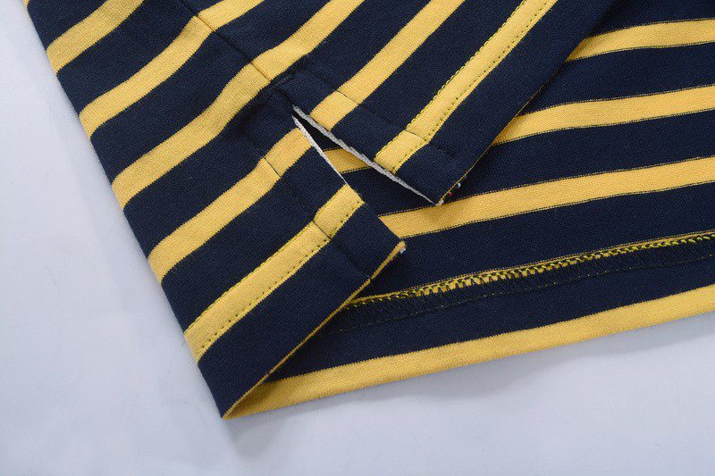 טומי הילפיגר-TOMMY POLO MEN'S TSHIRT - BLACK & YELLOW – תמונה 6