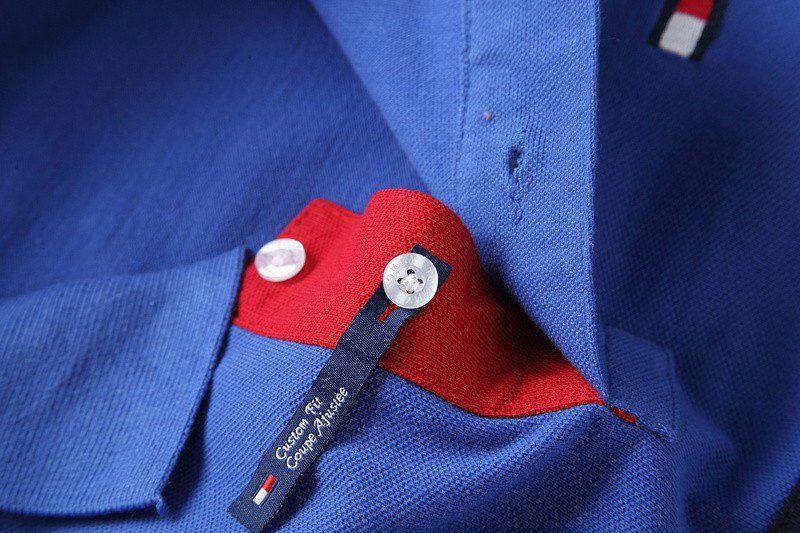 טומי הילפיגר-TOMMY POLO MEN'S TSHIRT - BLUE – תמונה 10