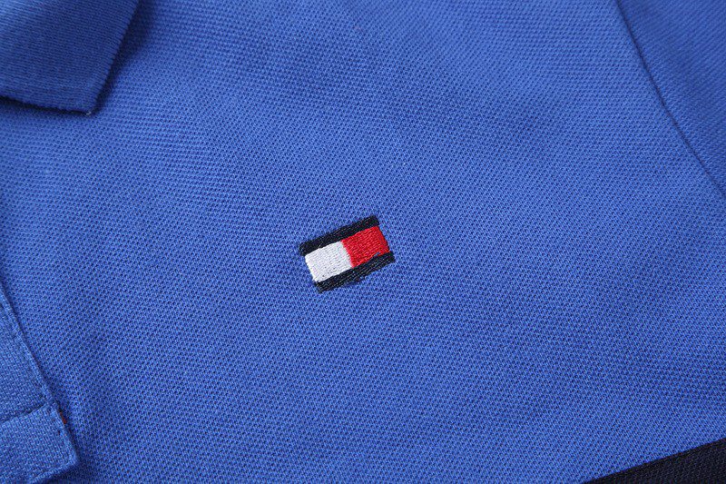 טומי הילפיגר-TOMMY POLO MEN'S TSHIRT - BLUE – תמונה 12