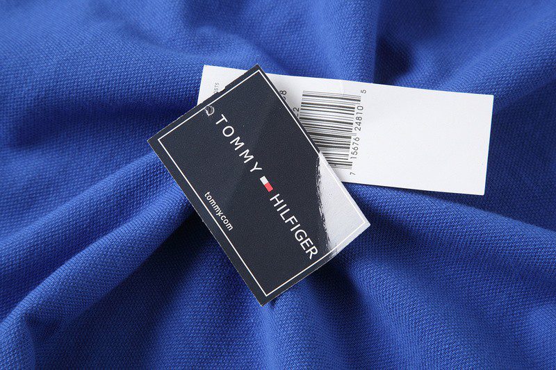 טומי הילפיגר-TOMMY POLO MEN'S TSHIRT - BLUE – תמונה 19