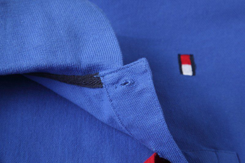 טומי הילפיגר-TOMMY POLO MEN'S TSHIRT - BLUE – תמונה 6