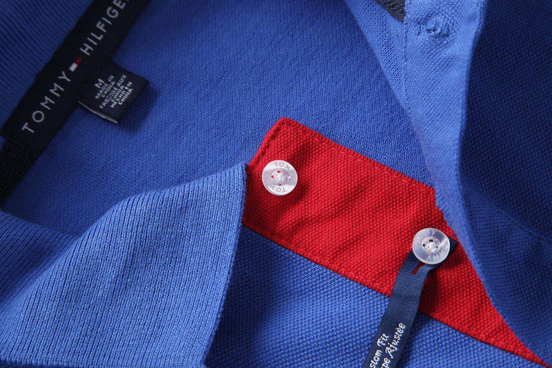 טומי הילפיגר-TOMMY POLO MEN'S TSHIRT - BLUE – תמונה 7