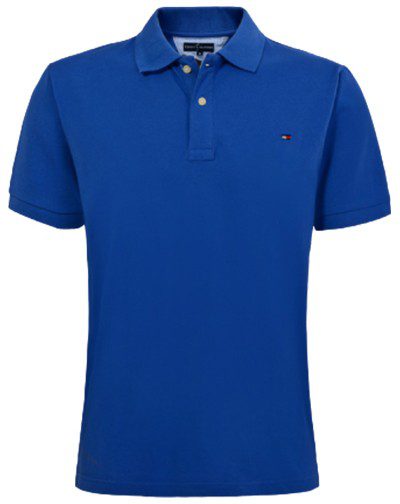 טומי הילפיגר-TOMMY POLO MEN'S TSHIRT - BLUE
