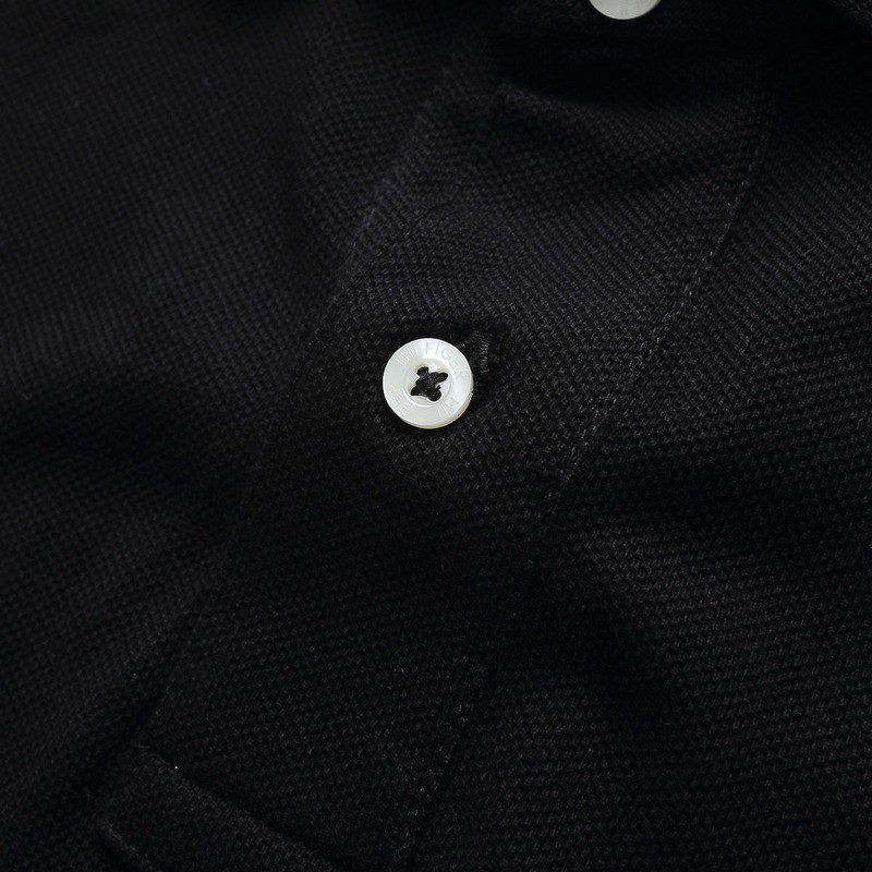 טומי הילפיגר-TOMMY POLO MEN'S TSHIRT - Black – תמונה 9