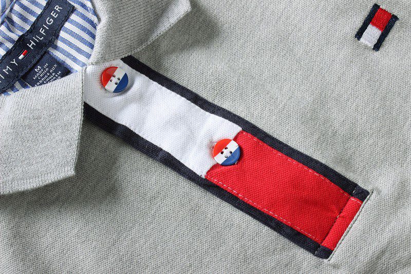 טומי הילפיגר-TOMMY POLO MEN'S TSHIRT - GRAY – תמונה 18