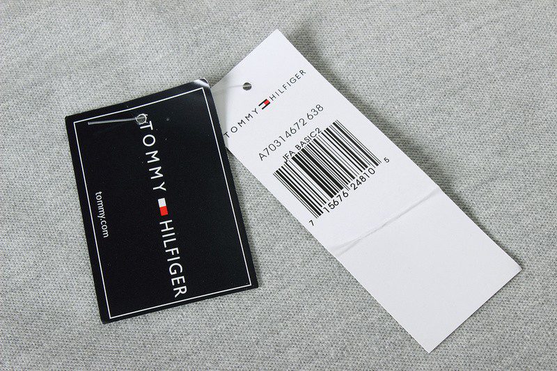 טומי הילפיגר-TOMMY POLO MEN'S TSHIRT - GRAY – תמונה 7