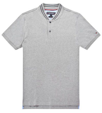 טומי הילפיגר-TOMMY POLO MEN'S TSHIRT - GRAY