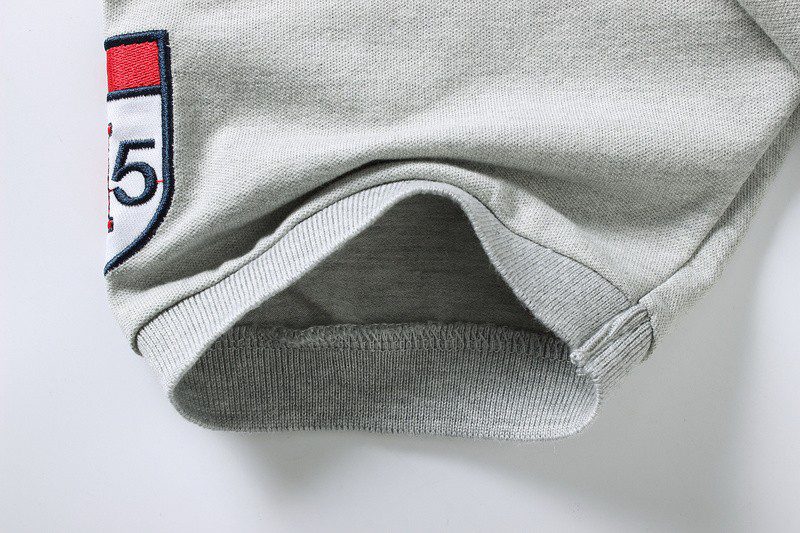 טומי הילפיגר-TOMMY POLO MEN'S TSHIRT - GRAY – תמונה 3