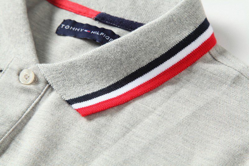 טומי הילפיגר-TOMMY POLO MEN'S TSHIRT - Gray – תמונה 10