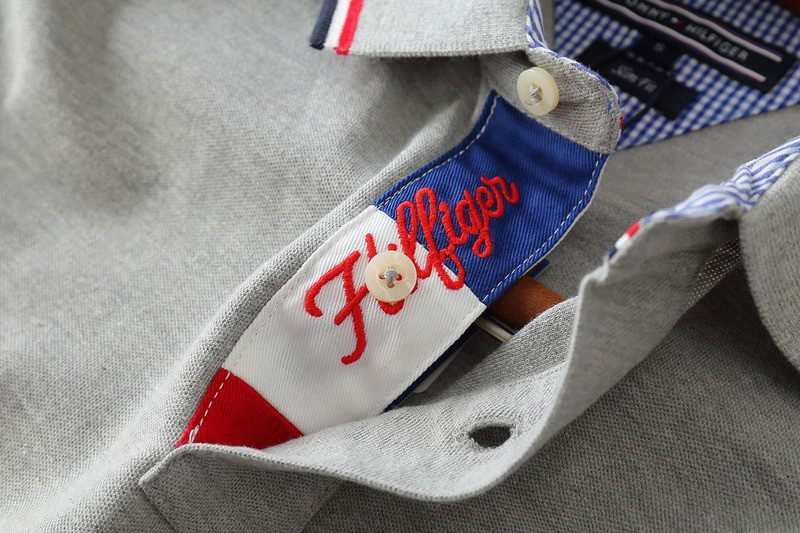 טומי הילפיגר-TOMMY POLO MEN'S TSHIRT - Gray – תמונה 12