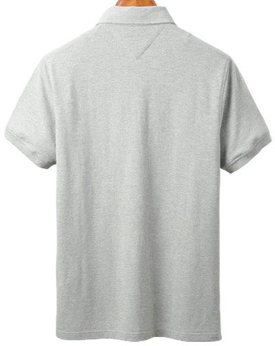 טומי הילפיגר-TOMMY POLO MEN'S TSHIRT - Gray – תמונה 2
