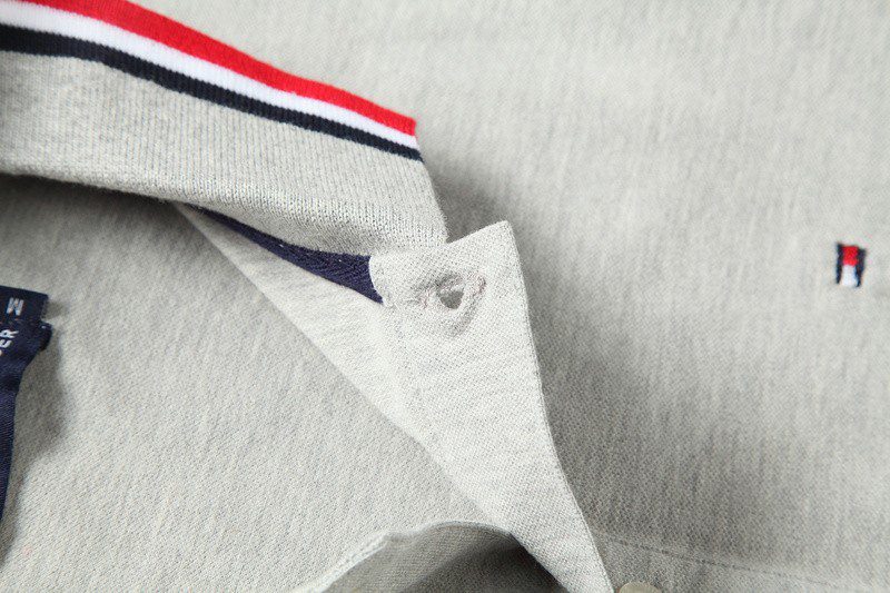 טומי הילפיגר-TOMMY POLO MEN'S TSHIRT - Gray – תמונה 5