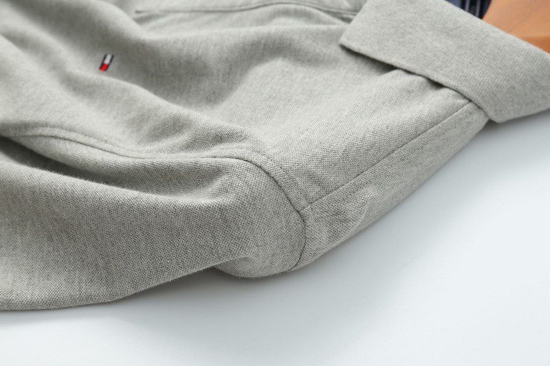 טומי הילפיגר-TOMMY POLO MEN'S TSHIRT - Gray – תמונה 8