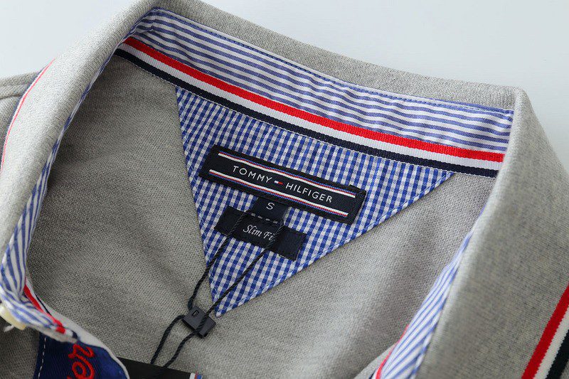 טומי הילפיגר-TOMMY POLO MEN'S TSHIRT - Gray – תמונה 8