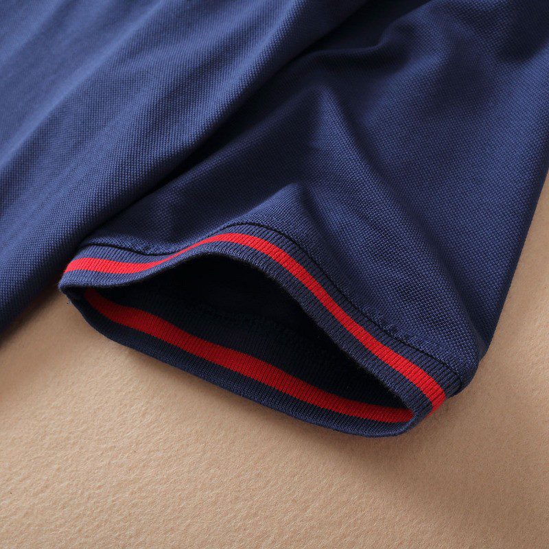 טומי הילפיגר-TOMMY POLO MEN'S TSHIRT - NAVY BLUE – תמונה 6