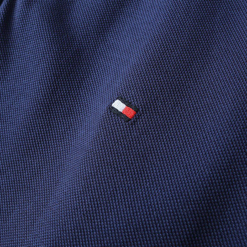 טומי הילפיגר-TOMMY POLO MEN'S TSHIRT - NAVY BLUE – תמונה 7