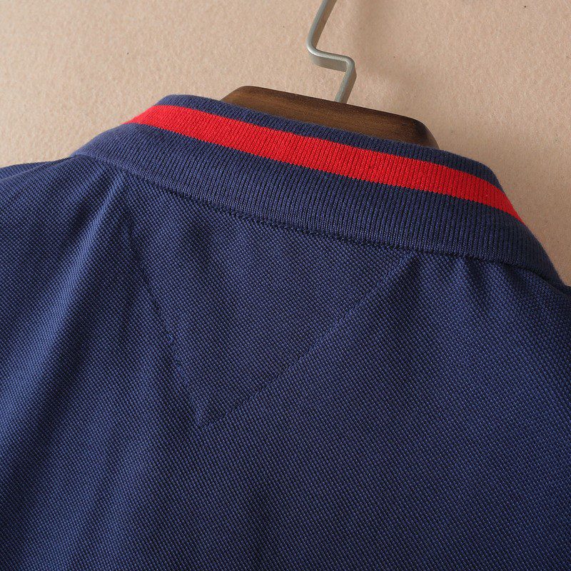 טומי הילפיגר-TOMMY POLO MEN'S TSHIRT - NAVY BLUE – תמונה 9