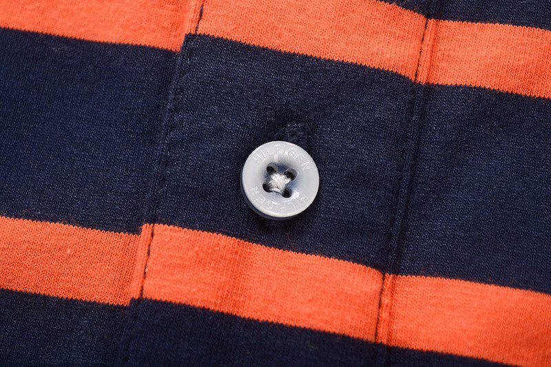 טומי הילפיגר-TOMMY POLO MEN'S TSHIRT - Navy Blue & Tomato – תמונה 11