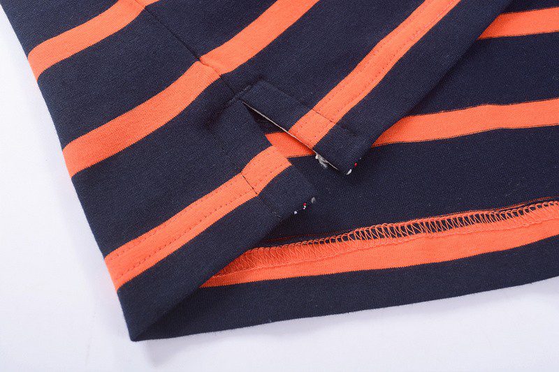 טומי הילפיגר-TOMMY POLO MEN'S TSHIRT - Navy Blue & Tomato – תמונה 7