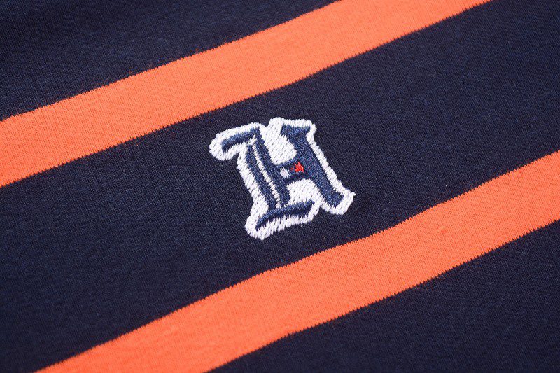 טומי הילפיגר-TOMMY POLO MEN'S TSHIRT - Navy Blue & Tomato – תמונה 10