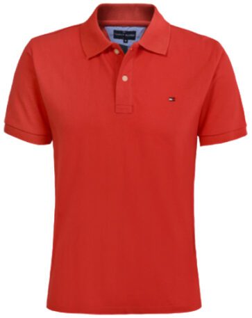 טומי הילפיגר-TOMMY POLO MEN'S TSHIRT - RED