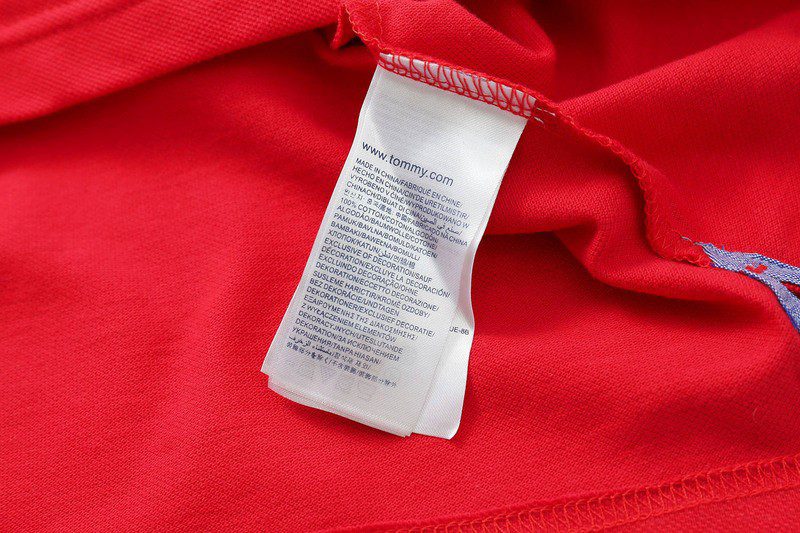 טומי הילפיגר-TOMMY POLO MEN'S TSHIRT - Red – תמונה 7