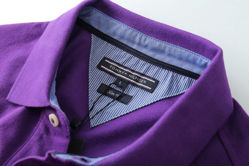 טומי הילפיגר-TOMMY POLO MEN'S TSHIRT - Royal Purple – תמונה 6