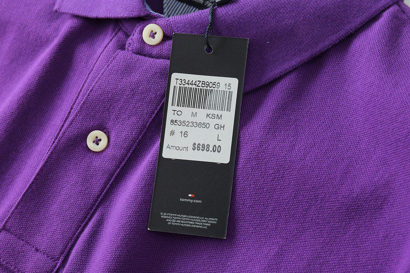 טומי הילפיגר-TOMMY POLO MEN'S TSHIRT - Royal Purple – תמונה 7