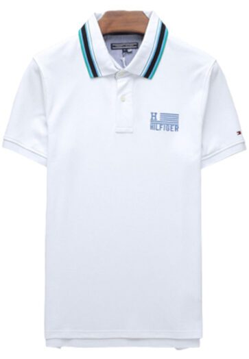 טומי הילפיגר-TOMMY POLO MEN'S TSHIRT - White
