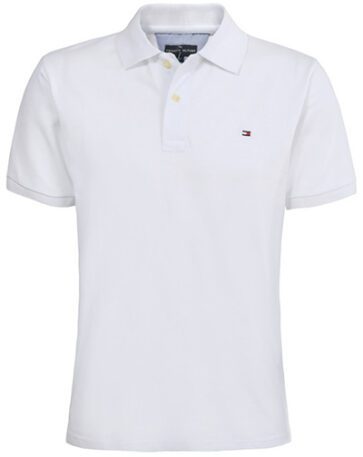 טומי הילפיגר-TOMMY POLO MEN'S TSHIRT - White