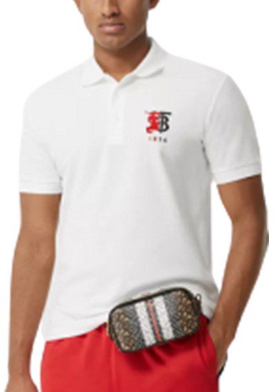 טומי הילפיגר-TOMMY POLO MEN'S TSHIRT - White – תמונה 3