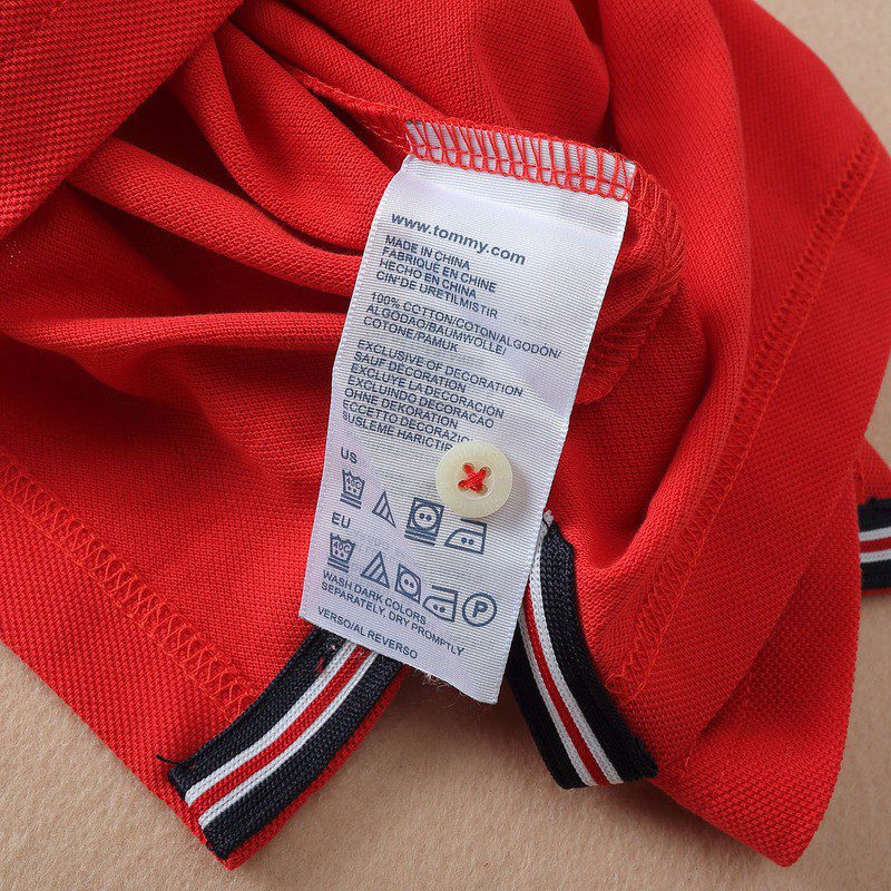 טומי הילפיגר-TOMMY POLO MEN'S TSHIRT - Alizarin – תמונה 10