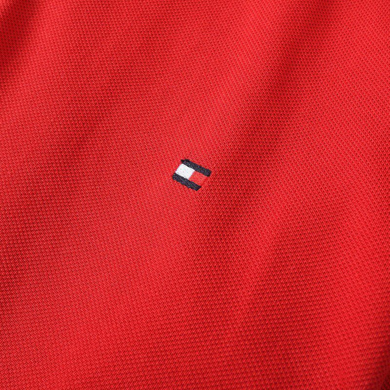 טומי הילפיגר-TOMMY POLO MEN'S TSHIRT - Alizarin – תמונה 7