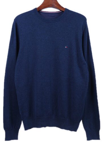טומי הילפיגר-TOMMY SWETER MEN'S- Regal Blue