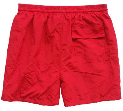 טומי הילפיגר-TOMMY SWIM MEN'S - BLACK & RED – תמונה 2