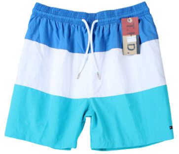 טומי הילפיגר-TOMMY SWIM MEN'S - Blue White & Maya Blue