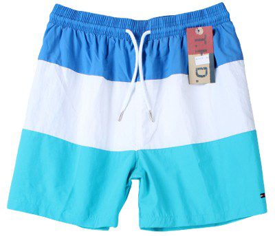 טומי הילפיגר-TOMMY SWIM MEN'S - Blue White & Maya Blue