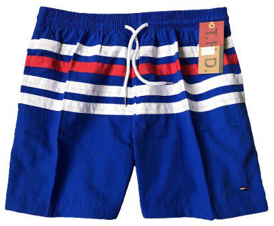 טומי הילפיגר-TOMMY SWIM MEN'S - Egyptian Blue White