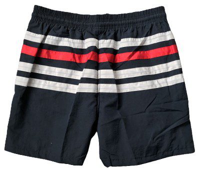 טומי הילפיגר-TOMMY SWIM MEN'S - NAVY BLUE WHITE & RED – תמונה 2
